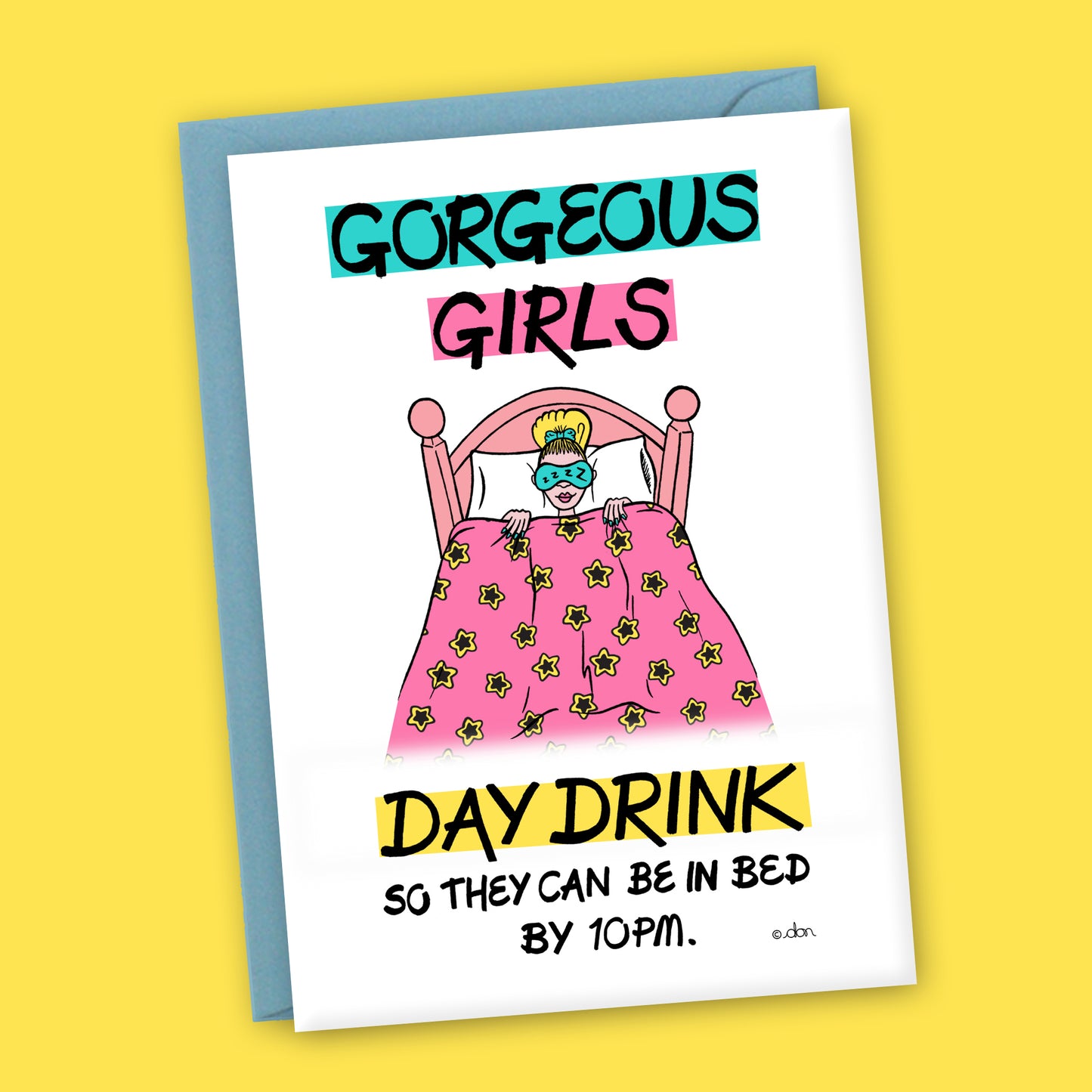 Gorgeous Girls A6 Greeting Card