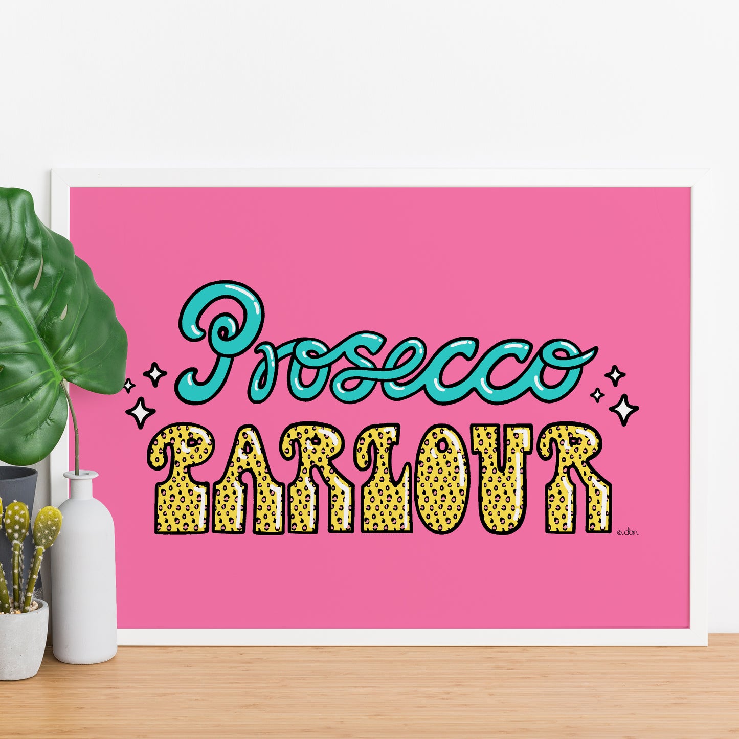 Prosecco Parlour Art Print