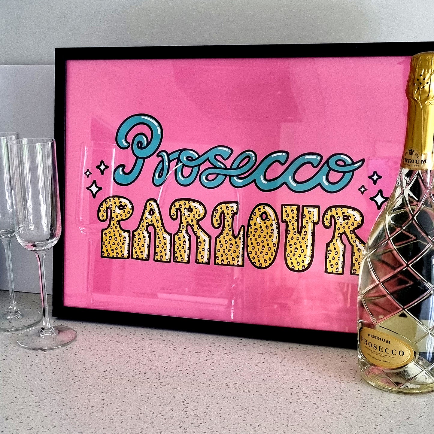 Prosecco Parlour Art Print
