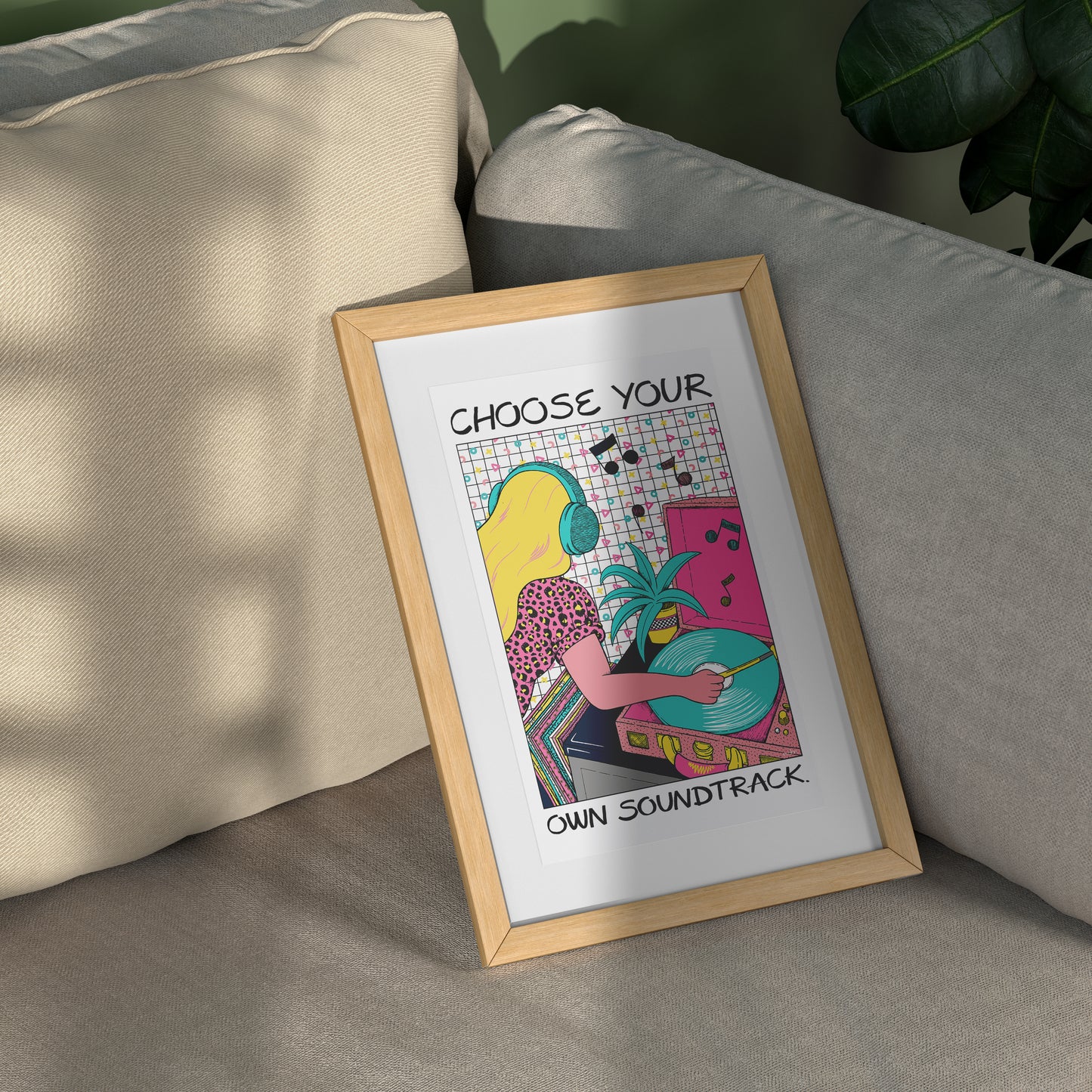 Choose Your Own Soundtrack Art Print | Everyday JOY Collection