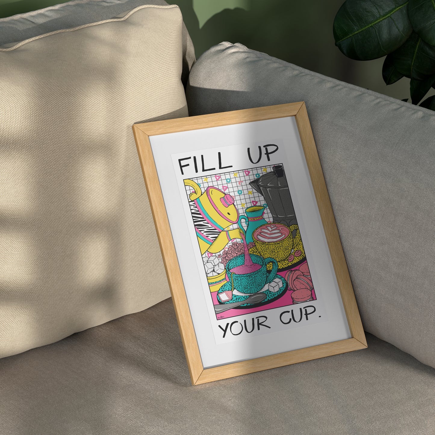 Fill Up Your Cup Art Print | Everyday JOY Collection