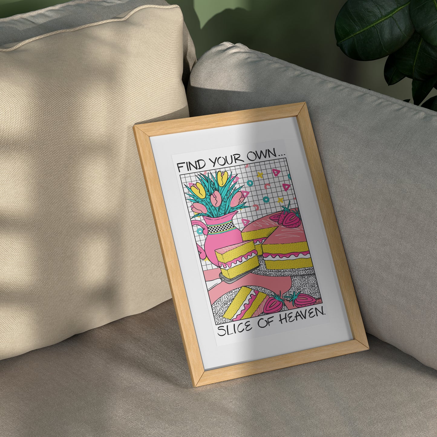 Find Your Own Slice of Heaven Art Print | Everyday JOY Collection