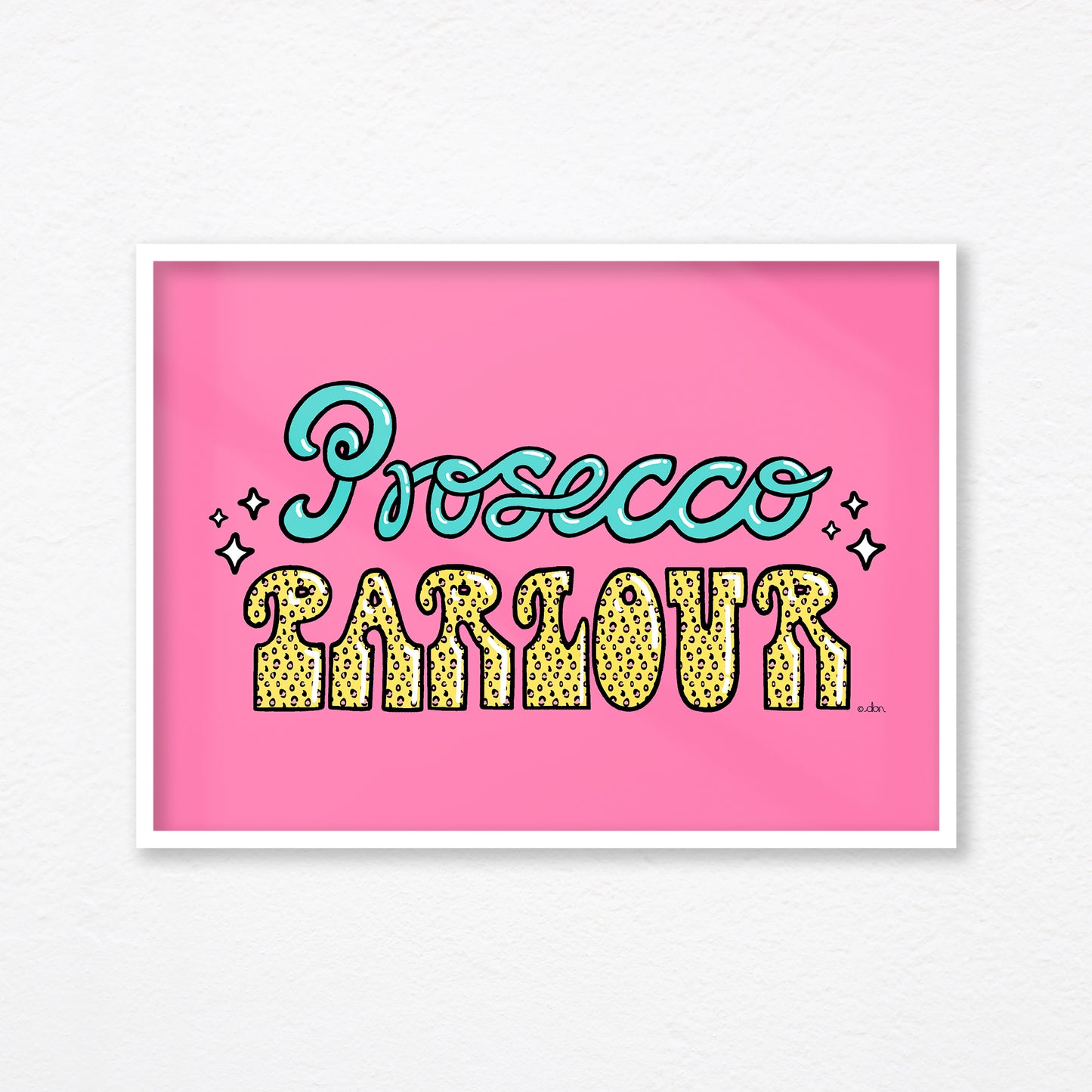 Prosecco Parlour Art Print
