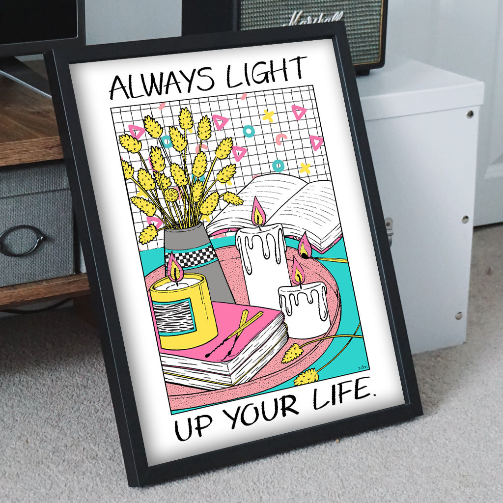 Always Light Up your Life Art Print | Everyday JOY Collection – Don ...