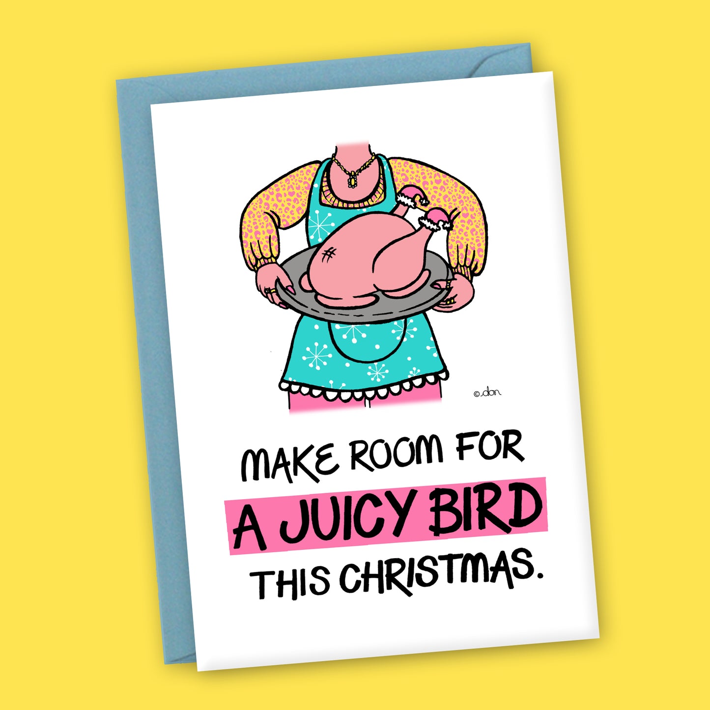 Juicy Bird A6 Christmas Card