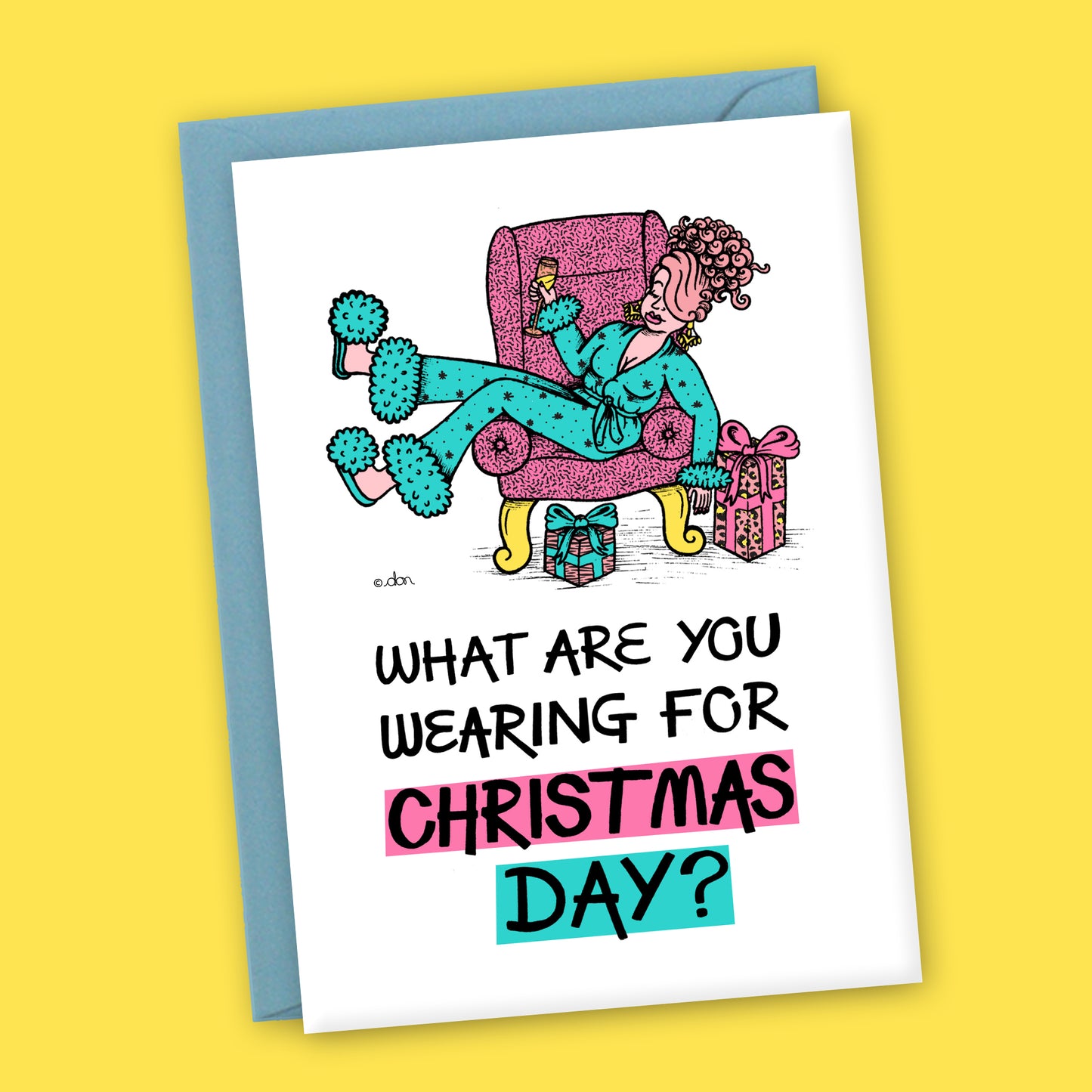 What are you Wearing Christmas Card