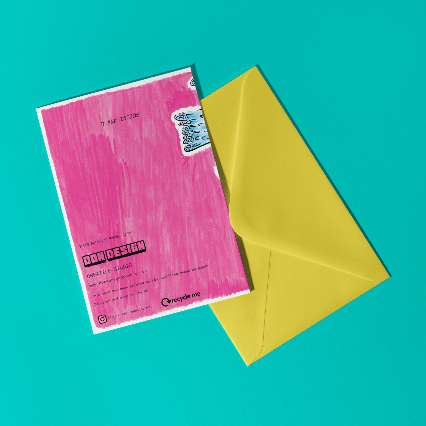 'Flocking Around the Christmas Tree' A6 Doves Christmas Card