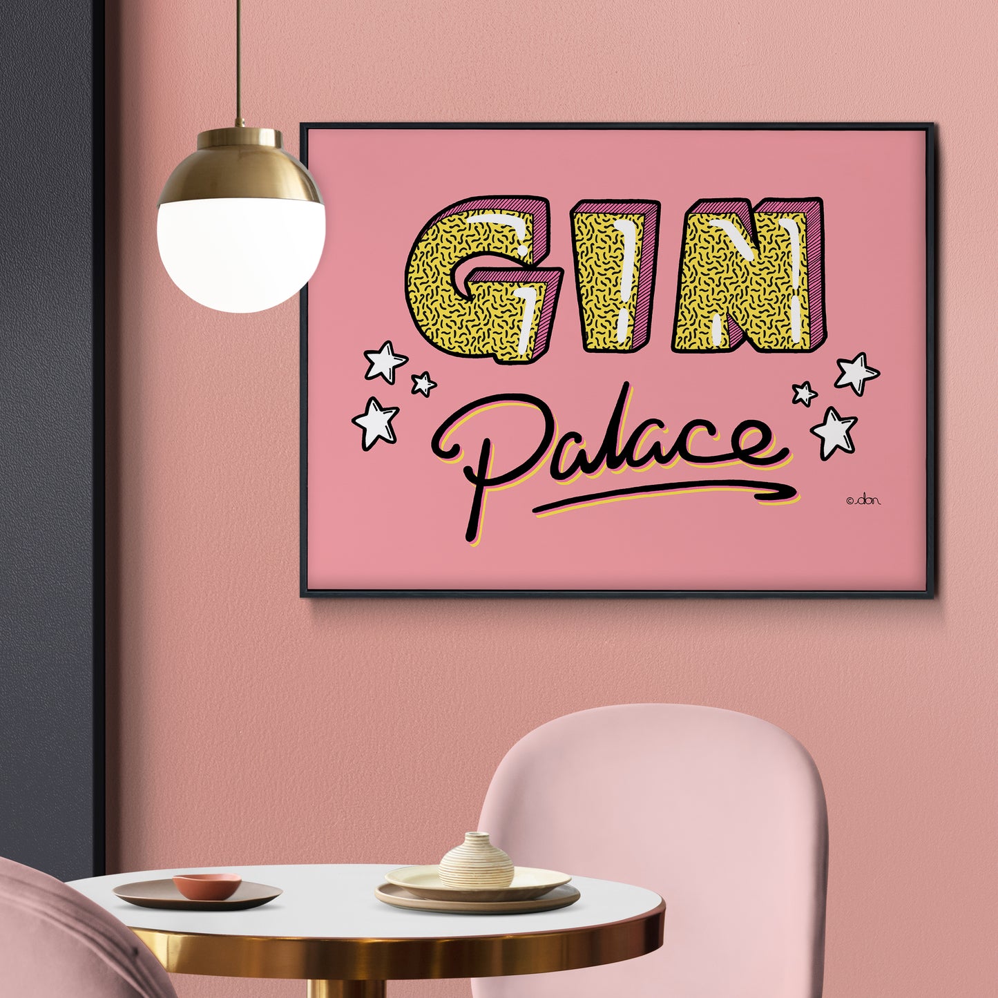 Gin Palace Art Print