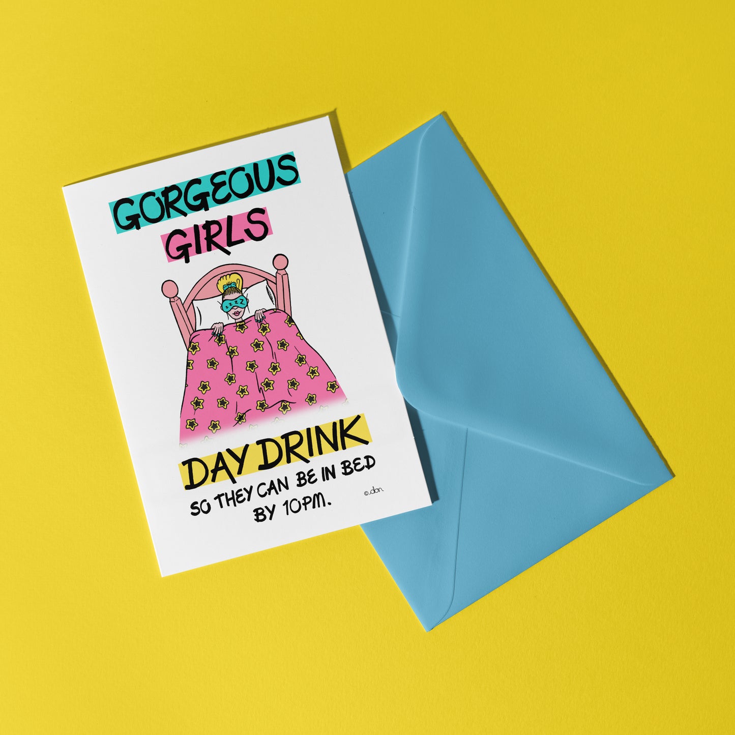 Gorgeous Girls A6 Greeting Card