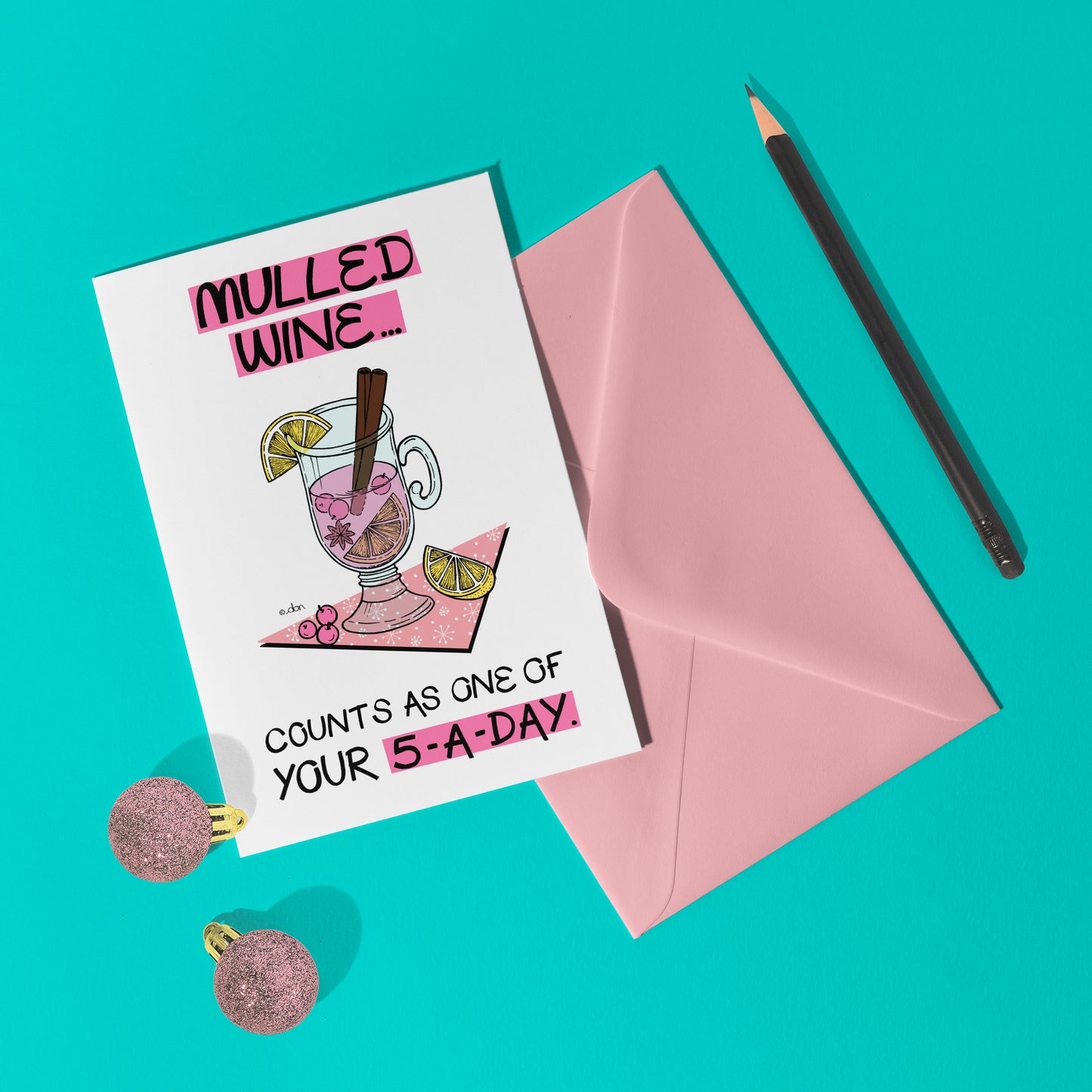 Mulled Wine Christmas Card
