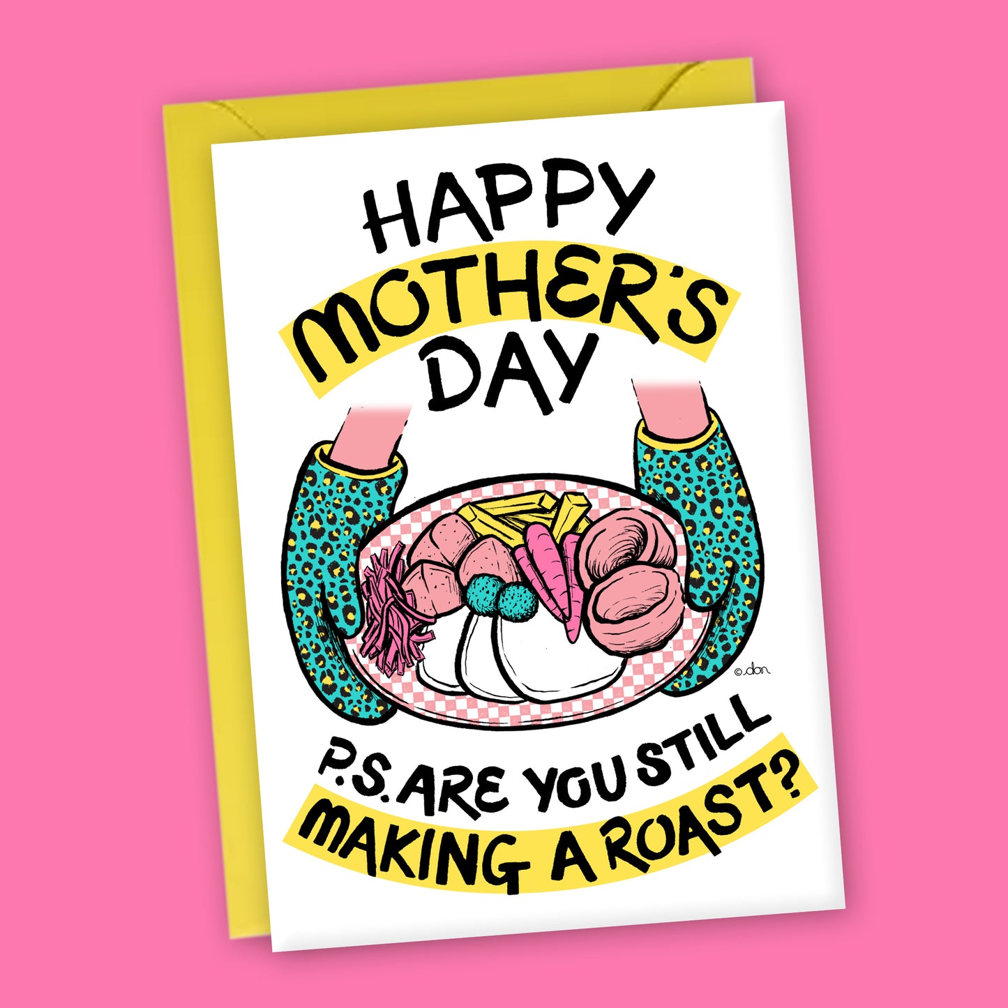 Mother's Day Sunday Roast A6 Greeting Card