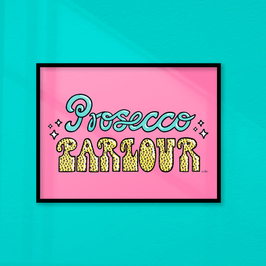 Prosecco Parlour Art Print
